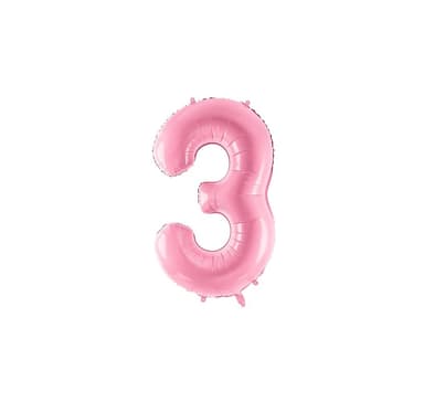 Numero ""3"" Pastelli Pink