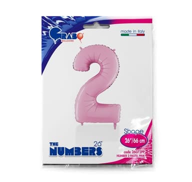 Numero ""2"" Pastelli Pink