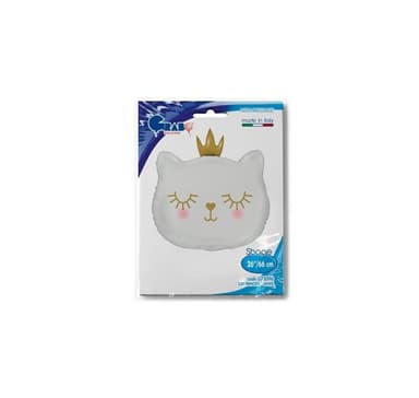 Muotoile kissan prinsessa valkoinen
