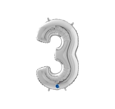 Numero ""3"" hopea