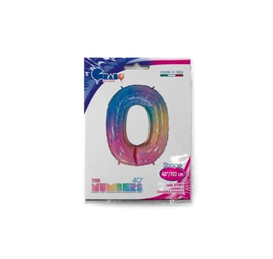 Numero ""0"" Rainbow