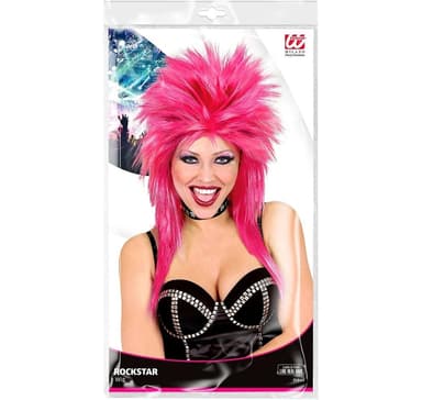 Peruukki Rockstar Pink