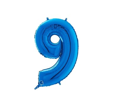 Numero ""9"" Sininen