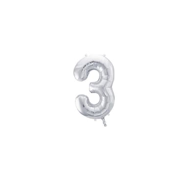 Numero ""3"" hopea