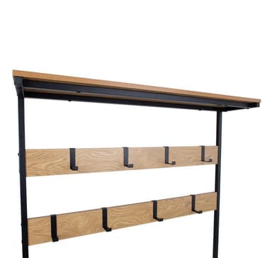 Eteinen itse HEDVIG 100x36xH180cm, saarni/musta