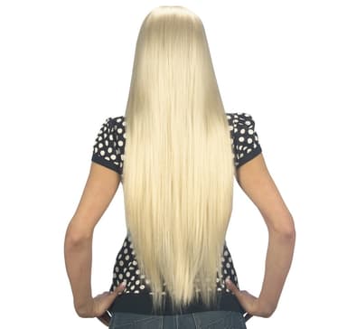 Peruukki blondi Erikoispitkä 75cm