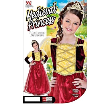 Lasten puku prinsessa 5-7v (128cm)