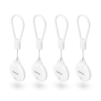 HAMA Item finder for ""Find My"" App Bluetooth 4 pcs White
