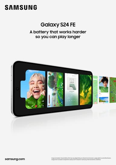 Samsung Galaxy S24 FE 5G älypuhelin 8/256 GB (keltainen)