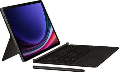 Samsung Galaxy Tab S9/S9 FE näppäimistökotelo (musta)