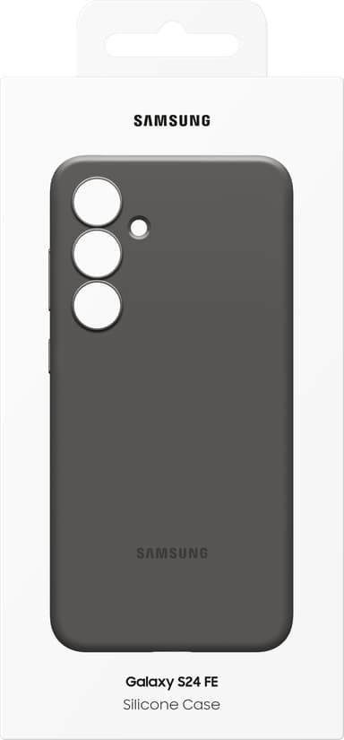 Samsung Galaxy S24 FE Silicone suojakuori (musta)