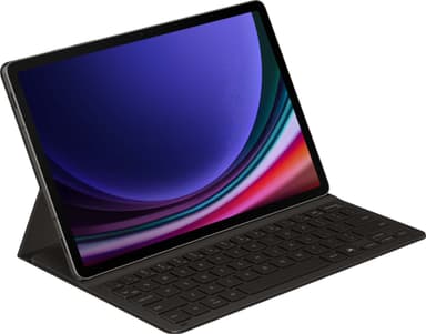 Samsung Galaxy Tab S9/S9 FE ohut näppäimistökotelo (musta)