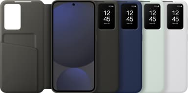 Samsung Galaxy S24 FE Smart View lompakkokotelo (valkoinen)