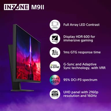 Sony Inzone M9II  27" 4K IPS pelinäyttö