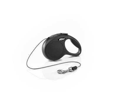 Kävelyhihna Uusi Classic naru 3m XS musta, Flexi