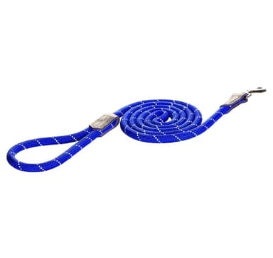 Kävelyhihna Rogz Rope Large 12mm 1,8m, sininen heijastin