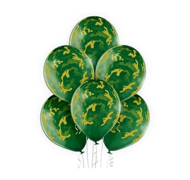 Lateksisetti 'Camouflage' (6 kpl)