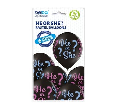 Lateksisetti ""He or She"" (6 kpl)
