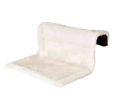 Jäähdyttimen sänky, pehmo/mokkanahka, 26 cm, kerma/ruskea