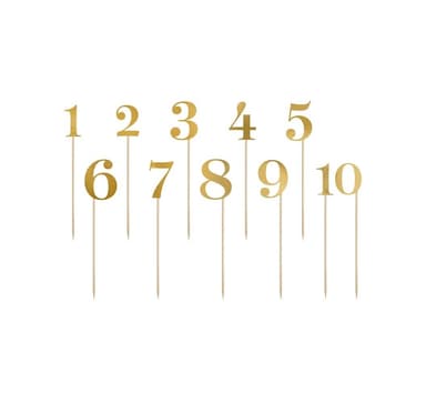 Kakun koristelu 'Numerot' 25-26cm