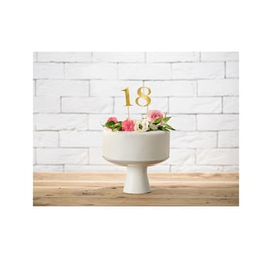 Kakun koristelu 'Numerot' 25-26cm
