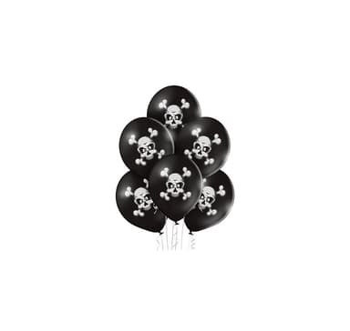 Lateksisetti 'Skull & Crossbones' (6 kpl)