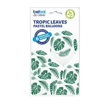 Lateksisetti 'Tropic Leaves' (6 kpl)