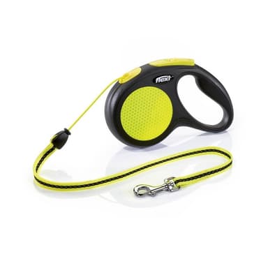 Kävelyhihna New Classic, neon johto M 5m, Flexi
