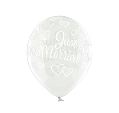 Lateksisetti 'Just Married' (6 kpl)