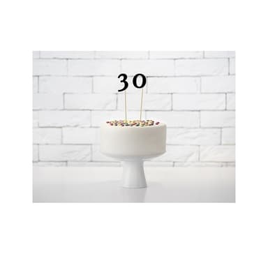 Kakun koristelu 'Numerot' 24-26cm