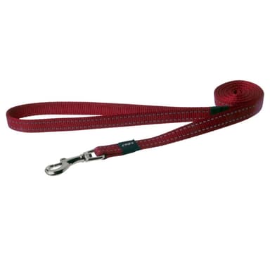 Kävelyhihna Utility Medium 16mm Snake, punainen heijastin, Rogz