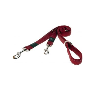 Kävelyhihna Utility, medium, 16mm, Snake, punainen heijastin, Rogz