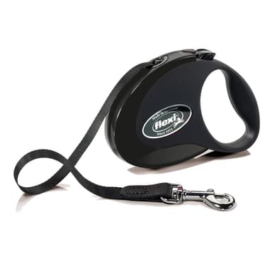 Kävelyhihna Flexi Style S Ribbon 3m, musta