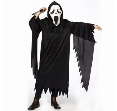 Lasten puku (Ghost black/Scream) 128cm