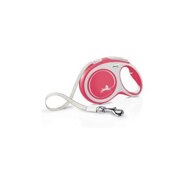 Kävelyhihna flexi Uusi Comfort L Ribbon 8m punainen