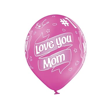 Lateksisetti ""Best Mom Ever"" (6 kpl)