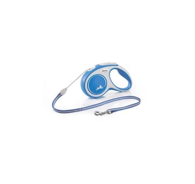 Kävelyhihna Uusi Comfort S johto 5m sininen, Flexi