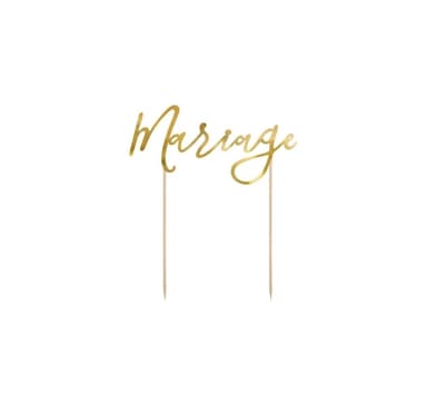 Kakun koristelu ""Mariage gold""