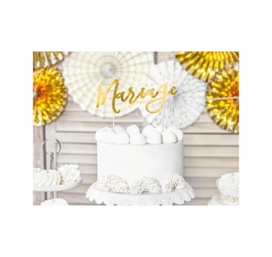 Kakun koristelu ""Mariage gold""