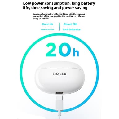 LENOVO Erazer XT88Pro In-Ear langattomat nappikuulokkeet Bluetooth-kuulokkeet - musta