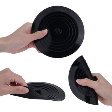 Astiantulppa silikoni Musta 15 cm