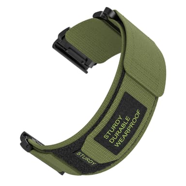 Tarranauhallinen nylon urheiluhihna Garmin wtach Puu 22 mm