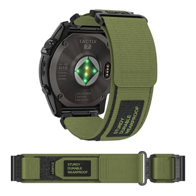 Tarranauhallinen nylon urheiluhihna Garmin wtach Puu 22 mm