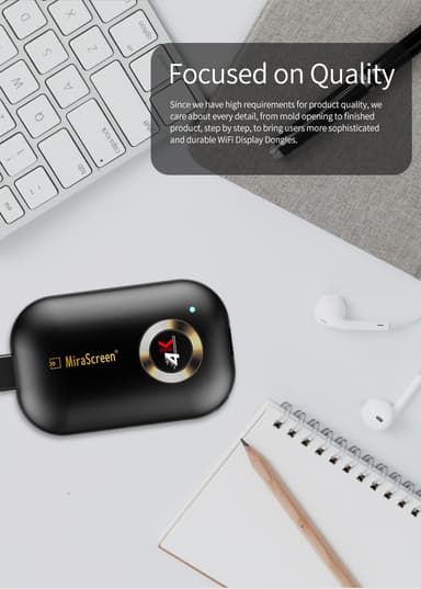 Langaton HDMI-dongle-vastaanotin 5G/2.4G 4K G9 Plus Musta