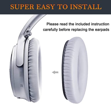 Korvatyynyt Bose QC35 I/II, QC25, QC15, QC 2 AE 2, AE 2i, AE 2w, SoundTrue, SoundLink Harmaa