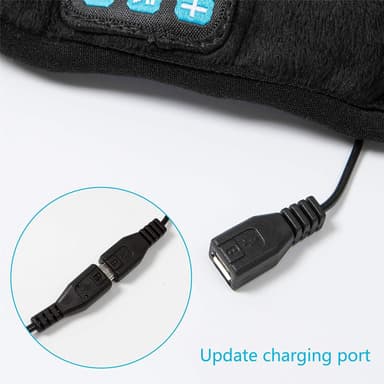 Uninaamio kuulokkeilla Bluetooth 5.0 Musta