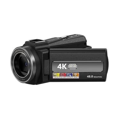 Videokamera 4K/48MP/16x Zoom/IR-pimeänäkö/kaukosäädin