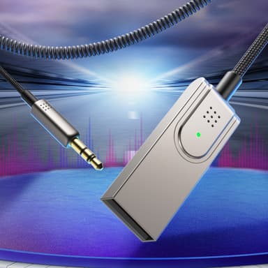 Bluetooth Aux kaapeli autoon Harmaa