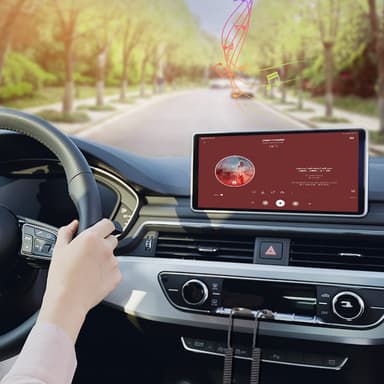 Bluetooth Aux kaapeli autoon Harmaa