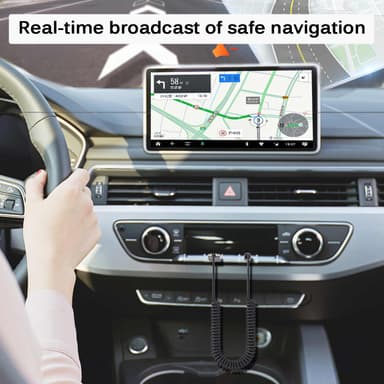 Bluetooth Aux kaapeli autoon Harmaa